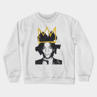 Basquiat crown portrait Crewneck Sweatshirt
